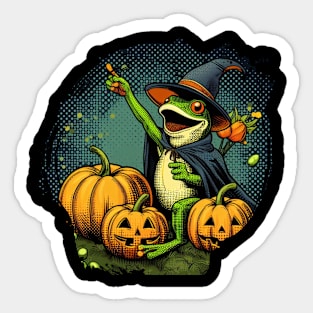 Happy Halloween by Frog 02 Sticker